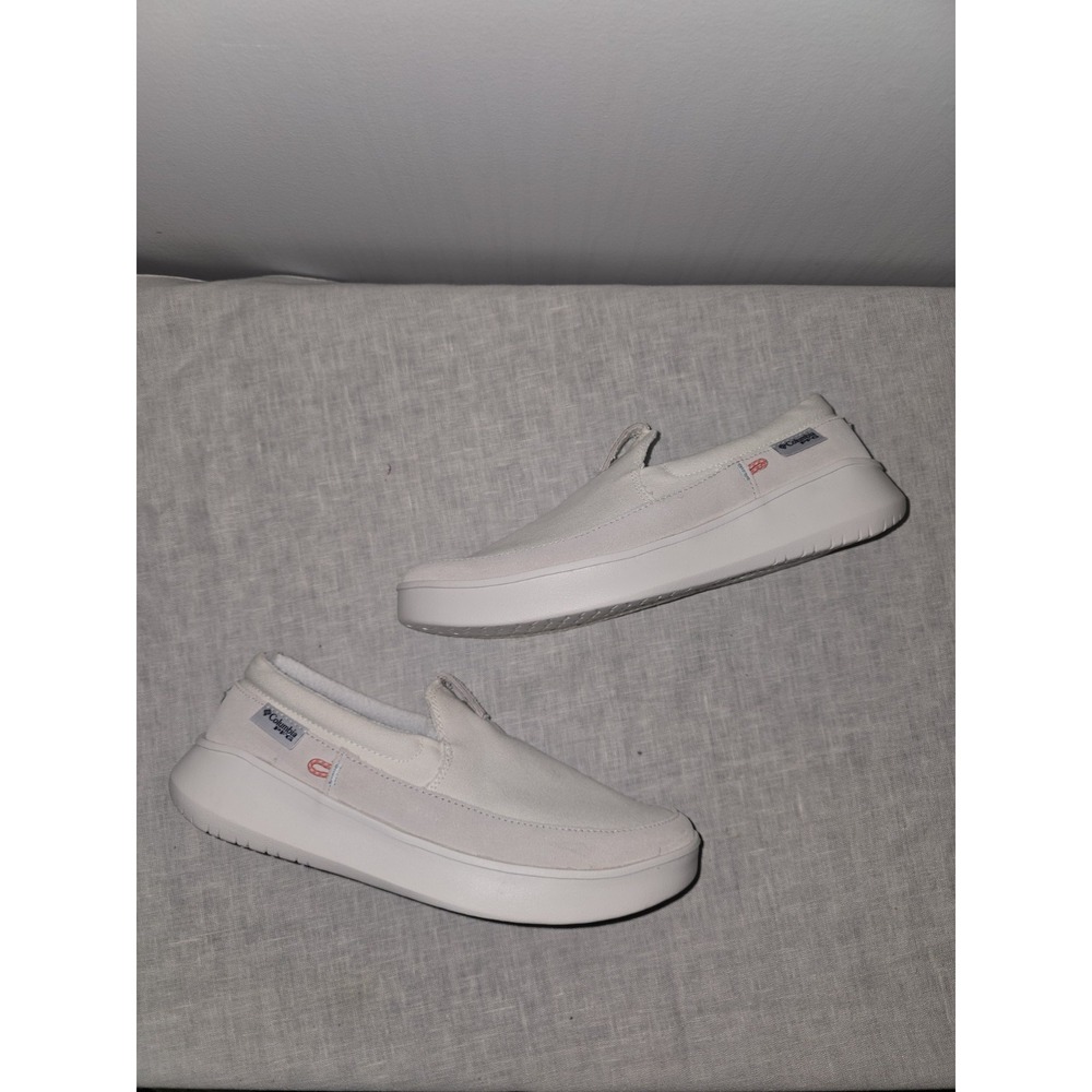 Columbia Women's White PFG Slip On Boat-Water Shoes Fishing  11 New Without Box